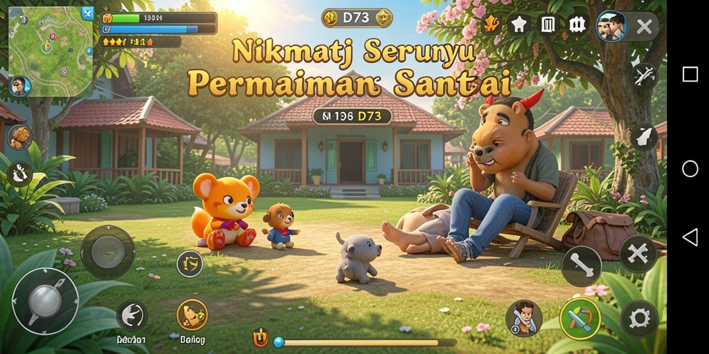 Tampilan menarik dari gameplay D73 yang memikat.
