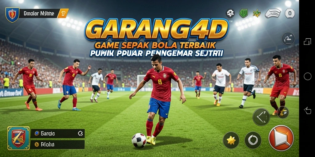 Tampilan screenshot utama GARANG4D menampilkan aksi sepak bola yang mendebarkan.