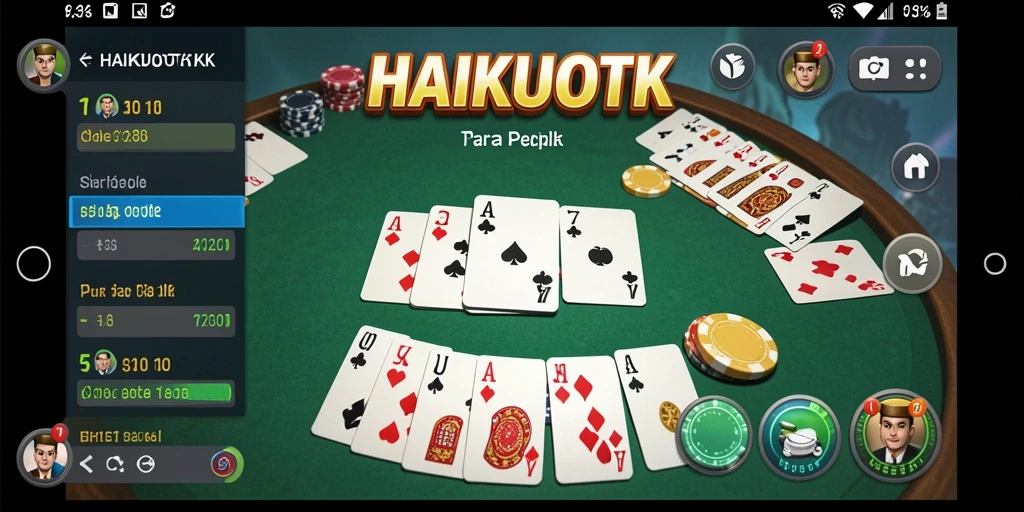 Gameplay menarik HAIKUOTK dalam permainan Gaple.