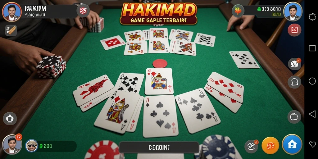 Tampilan menarik dari gameplay HAKIM4D yang mendebarkan.