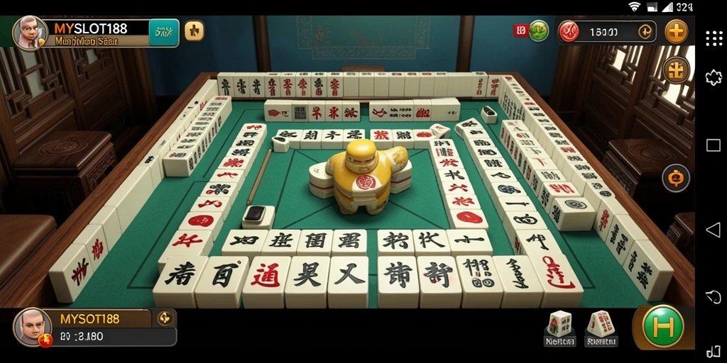 Tampilan gameplay seru MYSLOT188 dengan fitur Mahjong