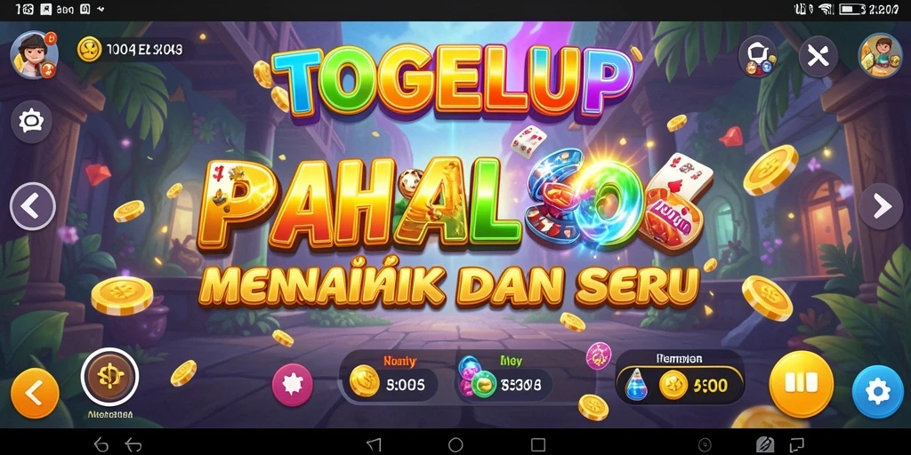 Tampilan screenshot gameplay TOGELUP menampilkan keseruan mesin slot.