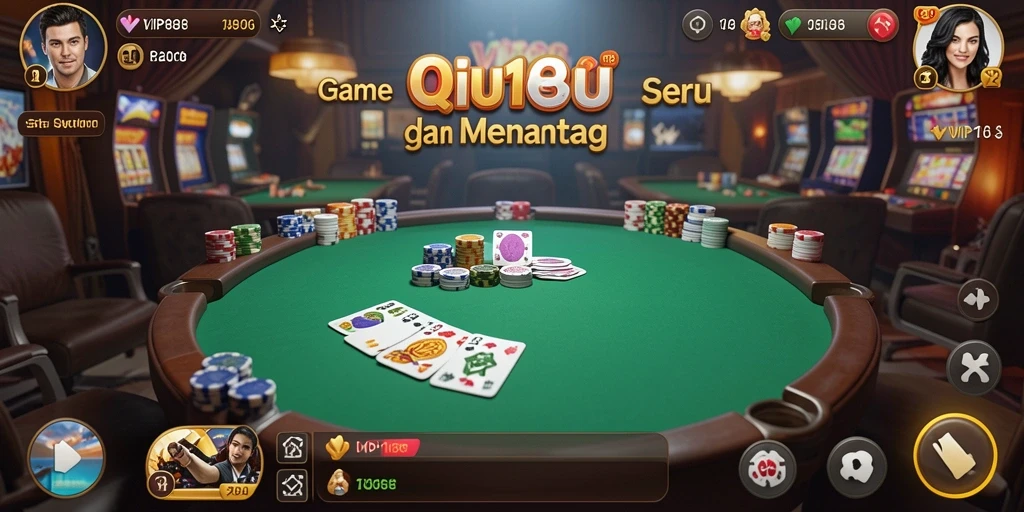 Screenshot gameplay QiuQiu yang menarik dan mendebarkan.